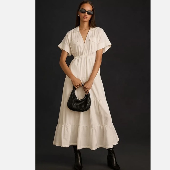 Anthropologie Dresses & Skirts - NWT Maeve short sleeve tiered maxi dress